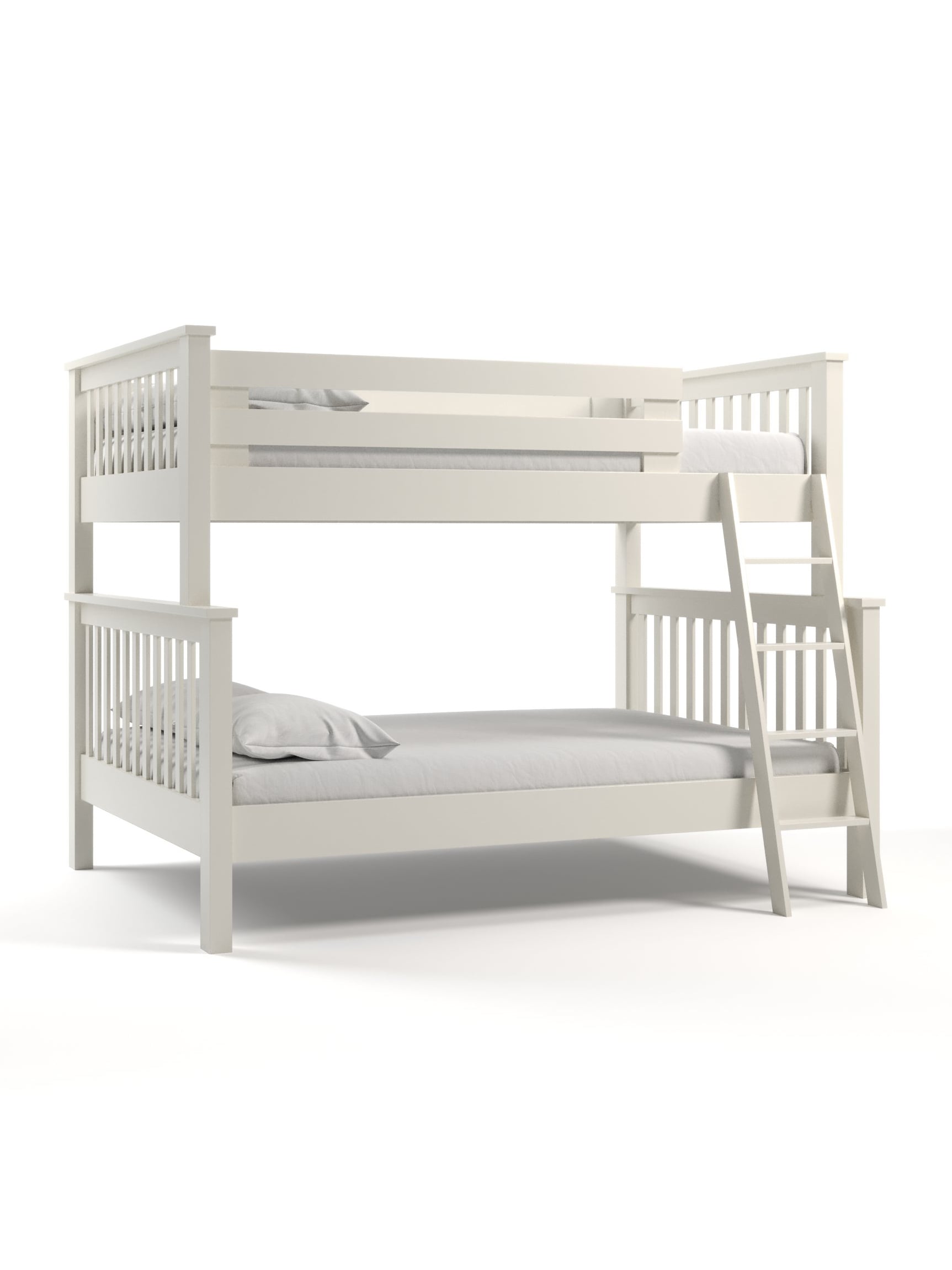 Coastal Cottage Full over Queen Bunk Bed, Ivory Coastal Cottage Full over Queen Bunk Bed, Ivory