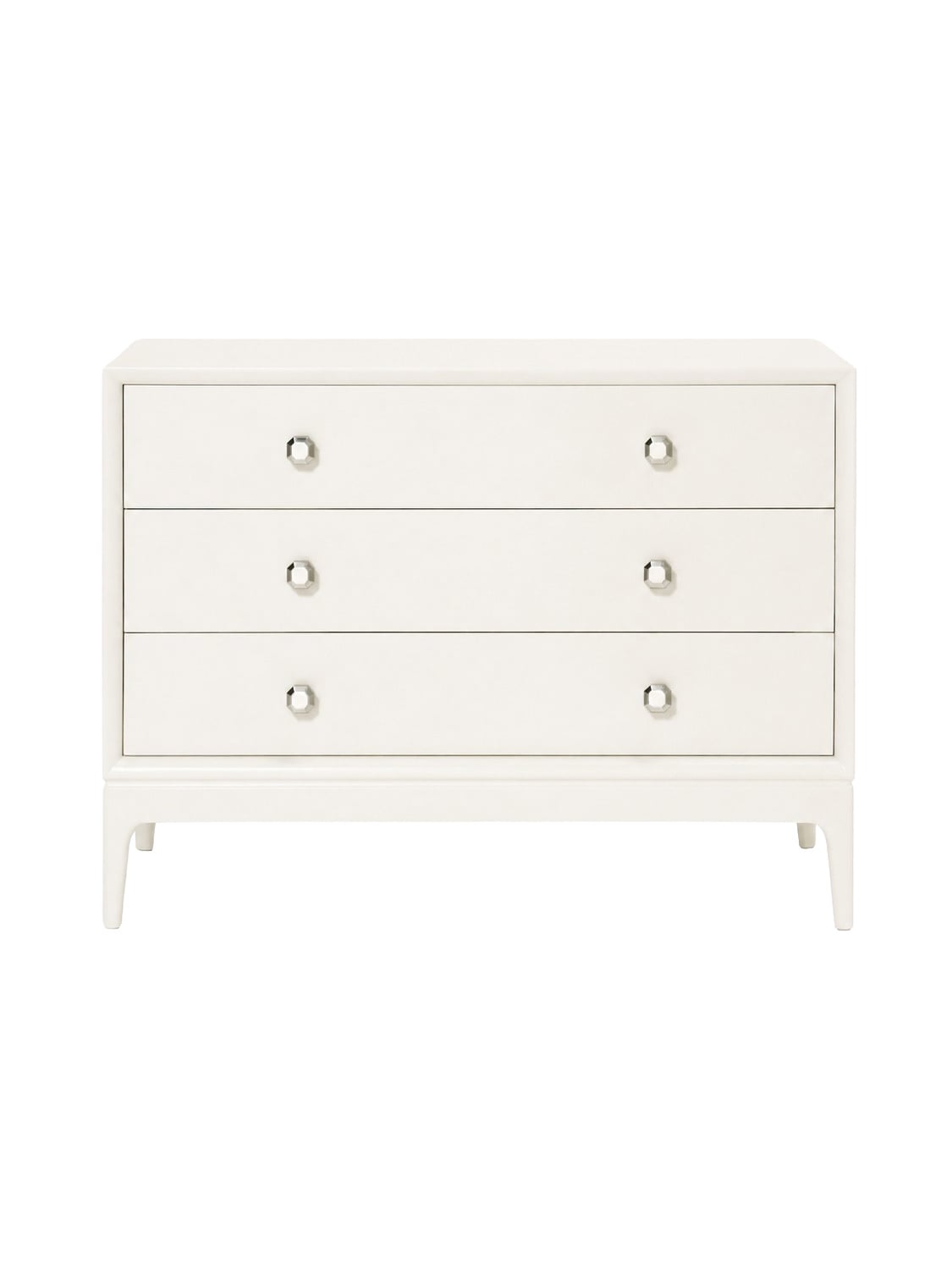 Greenport Large Three Drawer Nightstand Antique White Greenport Large Three Drawer Nightstand Antique White
