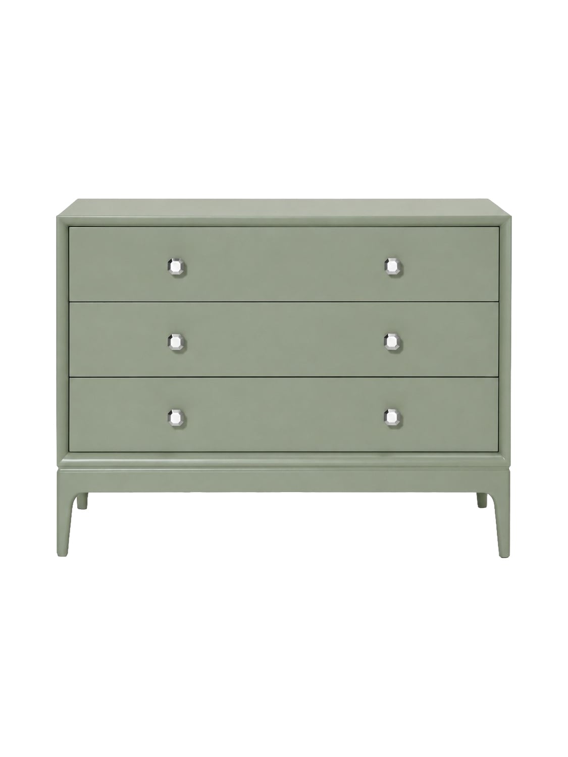 Greenport Large Three Drawer Nightstand Sage Greenport Large Three Drawer Nightstand Sage