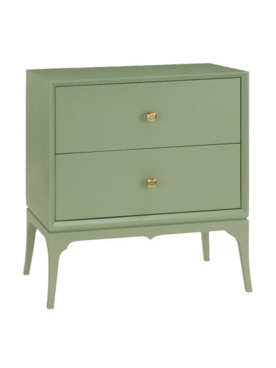 Jamesport Large Two Drawer Nightstand Sage